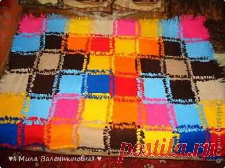 Мастера рукоделия - рукоделие для дома. Бесплатные мастер-классы, фото и видео уроки - Мастер-класс по пэчворку: Плед из флиса