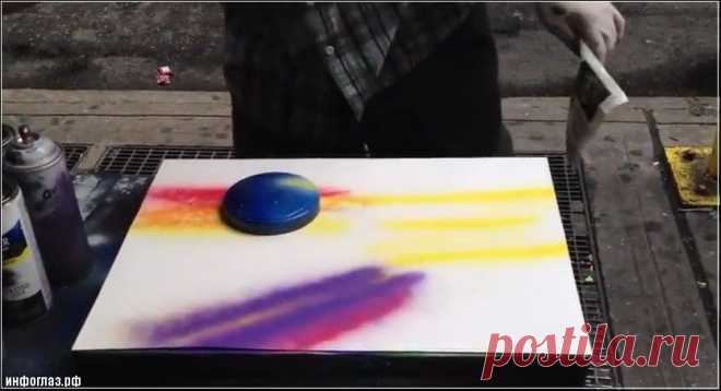 Техника рисования «spray paint art» - это удивительно | Экстремал