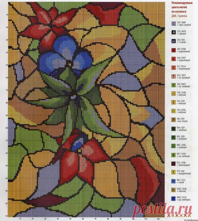 вышивание крестиком цветы - Поиск в Google