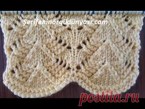 Ters Kalpli Şiş Bayan Örgü Modeli