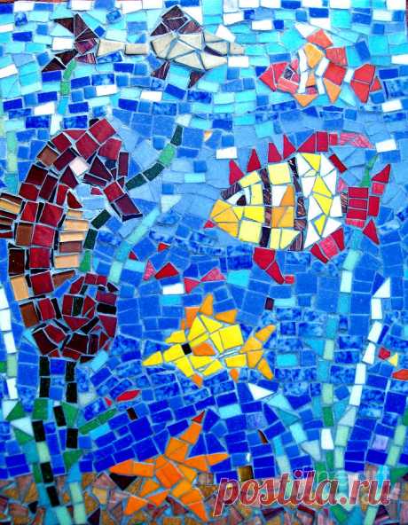 «fish and seahorse mosaic lou ann bagnall» — карточка пользователя Андрей Г. в Яндекс.Коллекциях