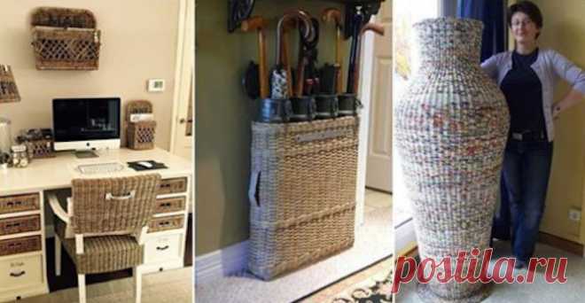 20 оригинальных вещей, которые можно сплести из бумажной соломки… Не спешите выбрасывать рекламные проспекты и прочую печатную продукцию. Немного фантазии и креативный подход позволят использовать все это для творчества. Бумажные трубочки — уникальный поделочный материал. Сделать из него можно массу интересных и нужных вещей. Бумага легко моделируется и поддается