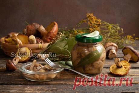 Маринованные маслята, самый вкусный рецепт без стерилизации