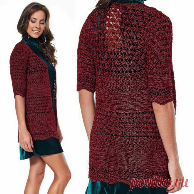 Вяжем модели крючком. Кардиганы, жилеты и шраг – Paradosik Handmade - вязание для начинающих и профессионалов