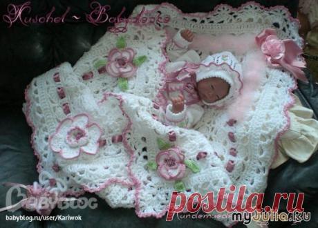 давайте свяжем на выписку конвертик...описание есть))))) - вязаный конверт для новорожденного очень хочу связать на выпуску красивейший конвертик...я в октябре где то рожу...тепленький в меру... у кого мальчик,то голубые цветочки,дево...