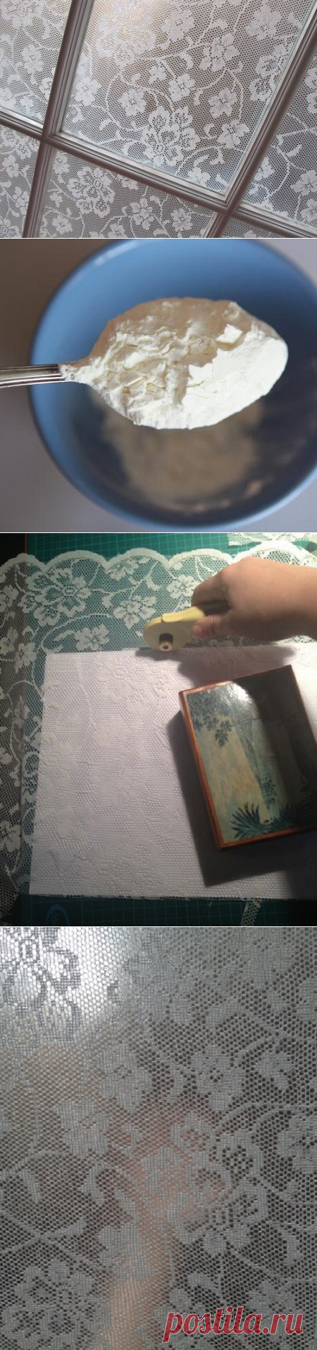 Как затемнить окна с помощью кружев