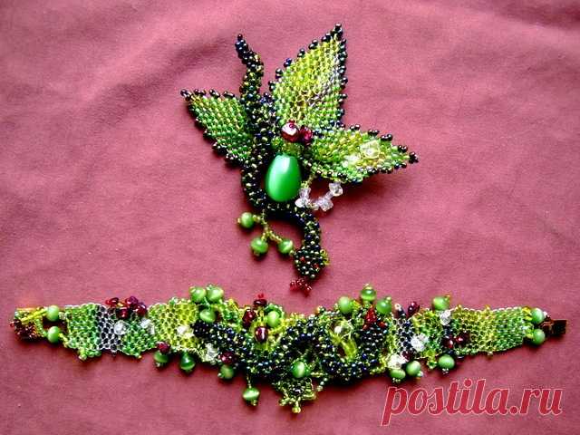 Украшения из бисера - Гарнитуры