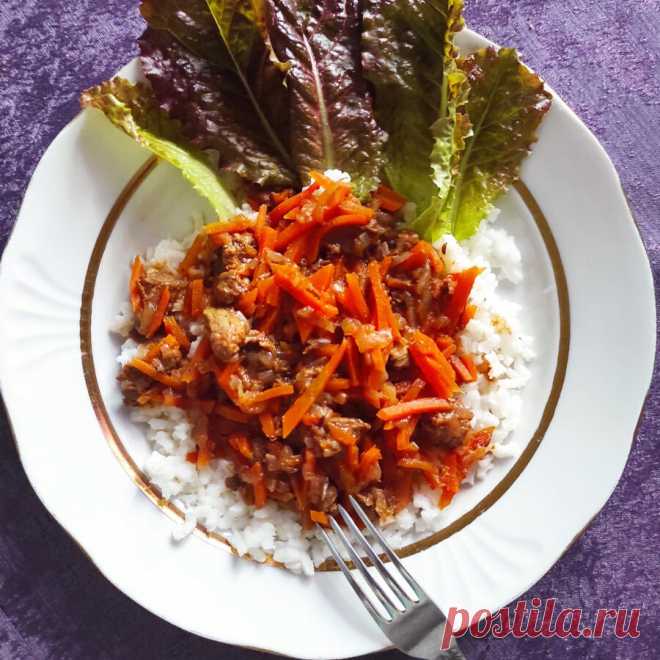 Мясо тушёное с морковью в мультиварке: простой и вкусный рецепт | Креаликум
