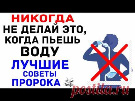 ВАЖНАЯ ИНФОРМАЦИЯ,КАК ПИТЬ ВОДУ ПРАВИЛЬНО | КАК ПИТЬ ВОДУ ПО СУННЕ ПРОРОКА ﷺ/ХАДИСЫ ПРОРОКА