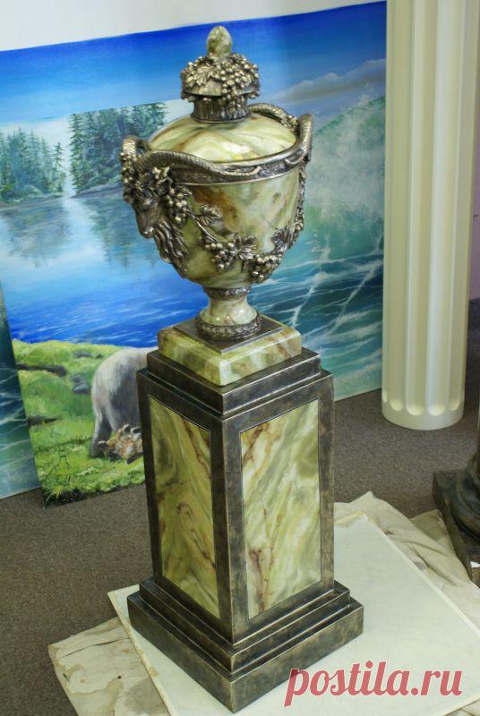 Имитация оникса, мрамора и черненной бронзы. | Самоделкино