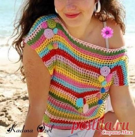 Всего лишь столбики с накидом - 4 - Все в ажуре... (вязание крючком) - Страна Мам