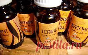 Применение эфирных масел.