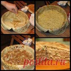 БЛИННЫЙ ПИРОГ С КУРИЦЕЙ И ГРИБАМИ БЛИННЫЙ ПИРОГ С КУРИЦЕЙ И ГРИБАМИ.  В нашей семье любят блинный пирог с курицей и грибами, но этим начинки не ограничиваются, это может быть и просто грибная начинка или сладкая — с заварным кремом и ягодами. Выбор за вами. Но сегодня мы готовим именно такой пирог — с курицей и грибами.  Для его приготовления нам понадобится: 12 тоненьких блинов по рецепту, который вы любите и блинчики должны быть приблизительно такого же размера, как и фо...