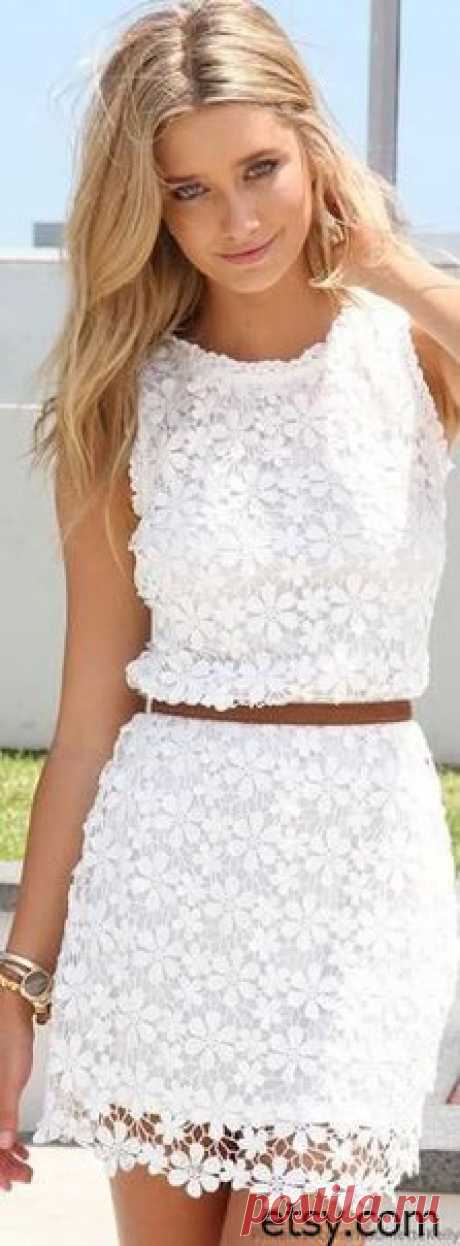 Выкройка летнего кружевного платья / Историческая справка