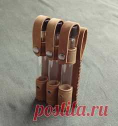 Футляр для минзурок. Кожа.