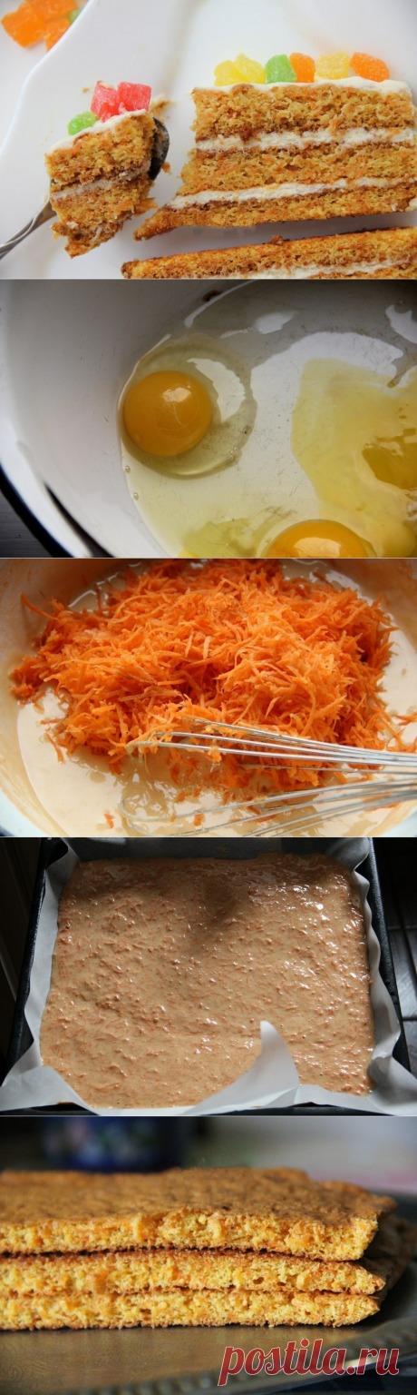 Как приготовить вкусный морковный торт от светы шевчук. - рецепт, ингредиенты и фотографии