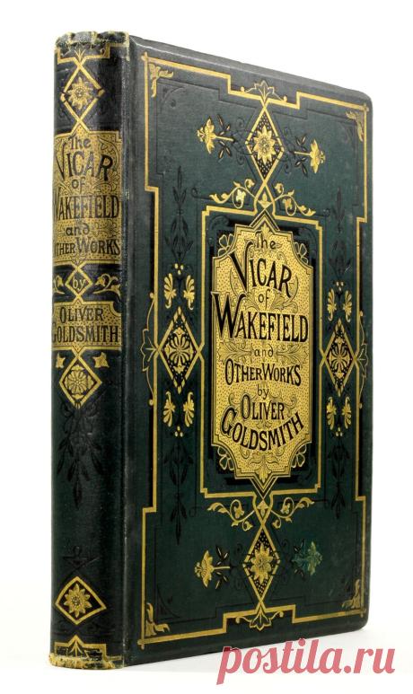 michaelmoonsbookshop:
“ The Vicar of Wakefield and other Works by Oliver Goldsmith
attractive gilt blocked cloth binding c1905
”