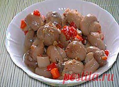Шампиньоны маринованные быстрые
