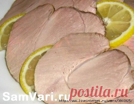 Мясо, маринованное после запекания