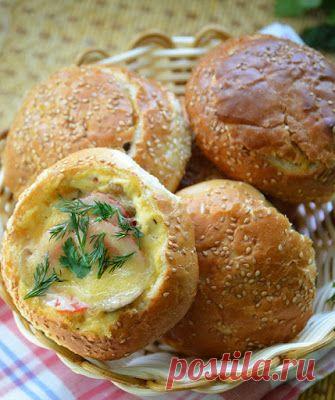Сытные фаршированные булочки — блюдо, которое станет твоим фаворитом на завтрак!