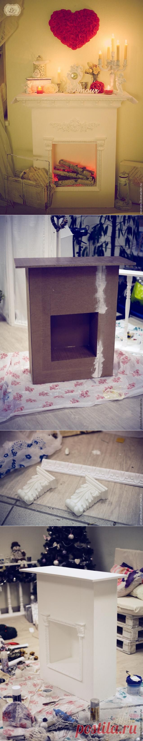 Камин с лепниной своими руками
