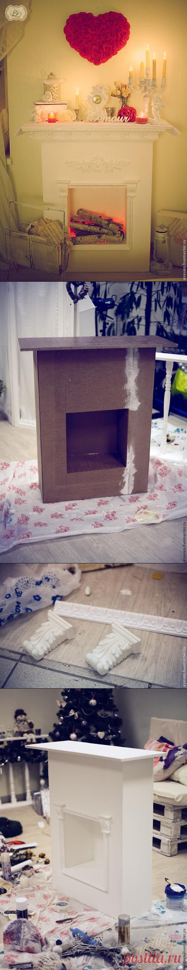 Камин с лепниной своими руками