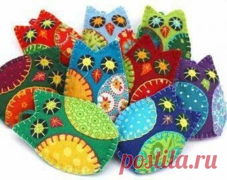 Вдохновляющие идеи из фетра.