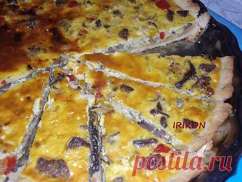 ОТКРЫТЫЙ ПИРОГ С ПЕЧЕНЬЮ. | 4vkusa.ru