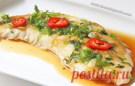 Легко, полезно и вкусно! Рыба на пару - по китайски - Вкусные рецепты