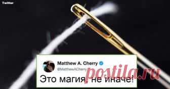 Магия! Как вдеть нитку в иголку и не сощуриться | Болтай