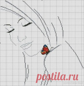Вышивка крестиком. Очаровательные женщины | razpetelka.ru