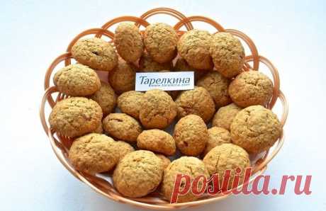 Овсяное печенье с курагой рецепт от Тарелкиной