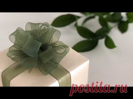 Бант из ленты на подарке (Diy) / Упаковка подарков / ВТОРАЯ УЛИЦА - Выкройки, мода и современное рукоделие и DIY