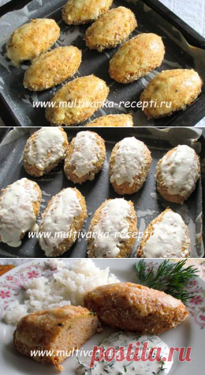 Рыбные котлеты в духовке