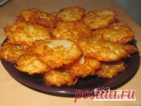 Драники с рыбой - рецепт приготовления