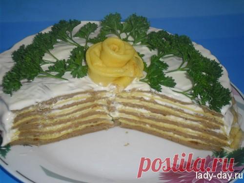 Печеночный торт из куриной печени, пошаговый рецепт с фото | Простые рецепты с фото