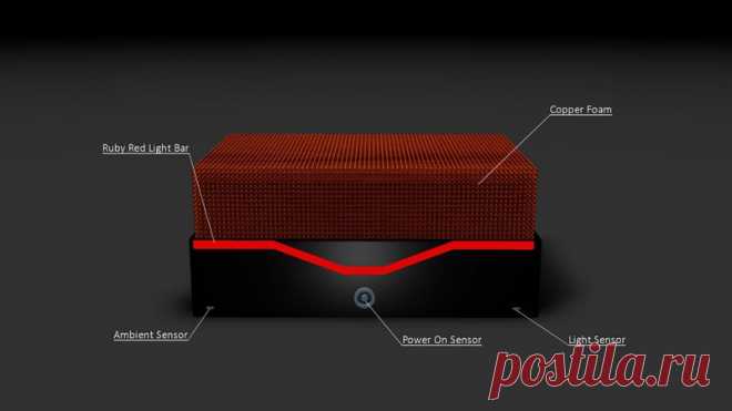 Gearmix » » Новый гениальный компьютер использует в качестве революционного охлаждающего материала медную пену