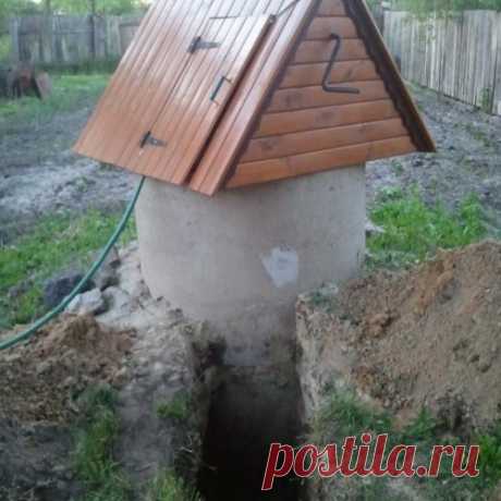 Подвод воды из колодца с помощью насосной станции