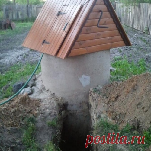 Подвод воды из колодца с помощью насосной станции