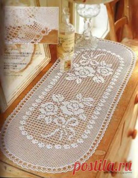 Crochet Knitting Handicraft: 2 Napkin