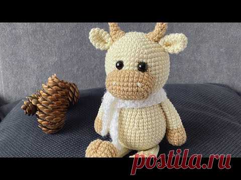 БЫЧОК КРЮЧКОМ | Мастер класс для начинающих | Часть 1