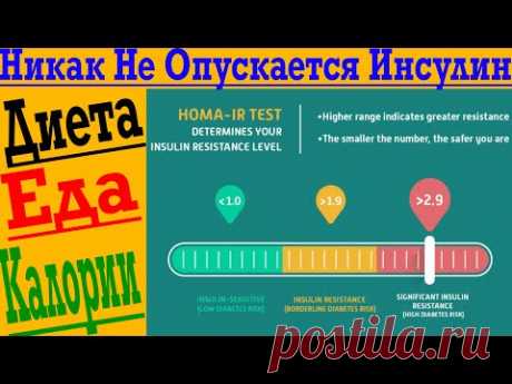 Как понизить инсулин?! Инсулиновая Резистентность, индекс HOMA, Метаболический Синдром!