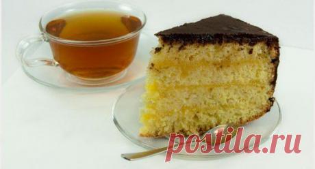 Бисквит с лимонным кремом в шоколадной глазури - пошаговый рецепт с фото://cookinglife.ru/