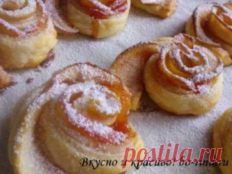 Слоёные яблочные розочки | | Вкусно и красиво!