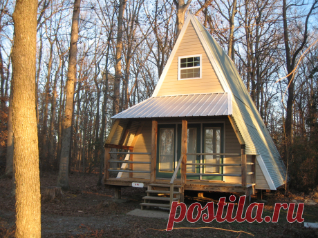 A-Frame Cottage, Ed Allen's | Ed Allen's Campground and Cottages, Virginia
