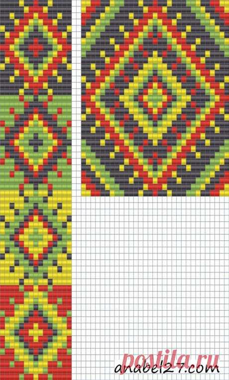Найдено на сайте anabel-beadpatterns.blogspot.com.