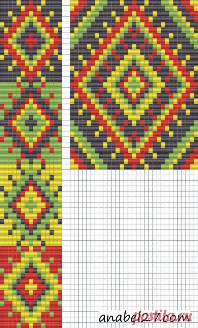 Найдено на сайте anabel-beadpatterns.blogspot.com.