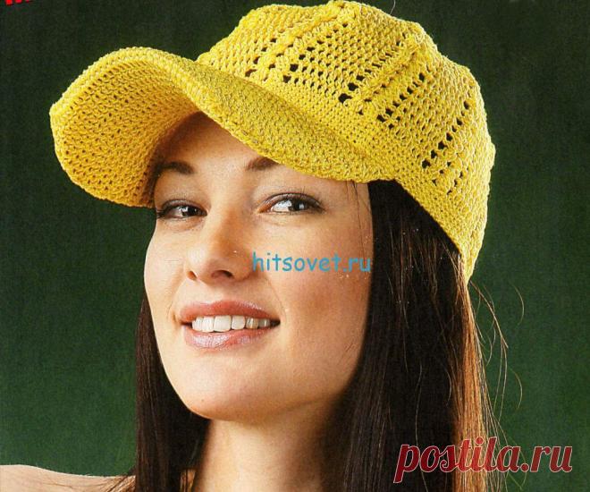 Вязание кепки крючком