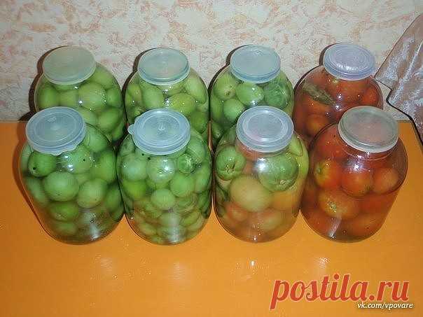 Помидорки "Оторваться НЕВОЗМОЖНО" Необыкновенный ВКУС
Рецепт этих помидорчиков ДОСТАЛСЯ мне от любимой БАБУШКИ. 
Я и МОЯ СЕМЬЯ  в них просто ВЛЮБИЛИСЬ.Они полностью ОПРАВДЫВАЮТ свое название. Рецепт проверенный, помидорки получаются ВКУСНЮЧИЕ. 
Это просто необыкновенный рецепт.МУЖЧИНЫ их ОБОЖАЮТ и Дети в ВОСТОРГЕ. Старые люди ЗНАЛИ как ВКУСНЕЙШИ все СДЕЛАТЬ.
 Всем, кто любит подобные вещи, нужно взять его себе на заметку.
               .___________________________________...