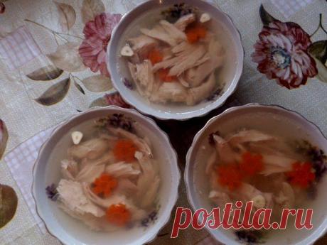 (+1) - Домашнее прозрачное заливное из курицы - просто и вкусно!!! | Любимые рецепты